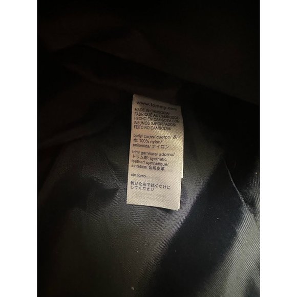 Tommy Hilfiger Weekender Tote Bag Black w/ Compartments and Handles - Picture 9 of 16